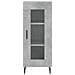 Credenza Grigio Cemento 34,5x34x180 Cm In Legno Multistrato - Foto miniatura 10