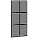 Porta Scorrevole Nera 102,5x205 Cm Vetro Temperato E Alluminio - Foto miniatura 2