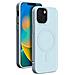 Cover Morbida Compatibile Con Magsafe Per Iphone 15, Blu - Foto miniatura 1