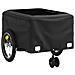 Rimorchio Da Bici Nero 45 Kg In Ferro - Foto miniatura 8