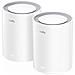 M3000 2-PACK sistema Wi-Fi Mesh Dual-band (2.4 GHz / 5 GHz) Wi-Fi 6 (802.11ax) Grigio, Bianco 1 Interno - Foto miniatura 1