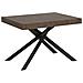 Tavolo allungabile 90x130/390 cm Karida noce gambe antracite - Foto miniatura 1