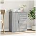 Credenza Grigio Sonoma 60x31x70cm In Legno Multistrato - Foto miniatura 3