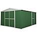 Box Garage Lamiera Zincata Casetta Giardino Acciaio 360x430cm X H2.10m - 185kg - 15,48mq - Verde - Foto miniatura 1