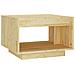 Lusso Casadino -  Tavolino Da Salotto 50x50x33,5 Cm In Legno Massello Di Pino - Foto miniatura 1