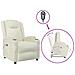 Lusso Casadino -  Poltrona Alzapersona Bianco Crema In Similpelle - Foto miniatura 1