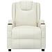 Lusso Casadino -  Poltrona Alzapersona Bianco Crema In Similpelle - Foto miniatura 3