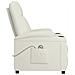 Lusso Casadino -  Poltrona Alzapersona Bianco Crema In Similpelle - Foto miniatura 4