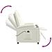 Lusso Casadino -  Poltrona Alzapersona Bianco Crema In Similpelle - Foto miniatura 6