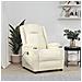 Lusso Casadino -  Poltrona Alzapersona Bianco Crema In Similpelle - Foto miniatura 8