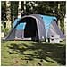 Tenda da Campeggio a Cupola per 4 Persone Blu Impermeabile - Foto miniatura 1
