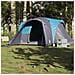 Tenda da Campeggio a Cupola per 4 Persone Blu Impermeabile - Foto miniatura 2