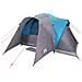 Tenda da Campeggio a Cupola per 4 Persone Blu Impermeabile - Foto miniatura 4