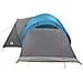 Tenda da Campeggio a Cupola per 4 Persone Blu Impermeabile - Foto miniatura 7