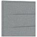 Testiera Design Linee Grigio Chiaro 80 cm Tessuto - Foto miniatura 7