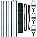 Euro Fence Set di 2 Verde Metallo 10 x 1.5 m Durevole - Foto miniatura 4