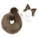 Accessorio Per Costume Cosplay Con Coda Di Scoiattolo Di Peluche Marrone - Foto miniatura 7