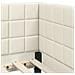 Cornice del letto ad angolo Crema 90 cm x 190 cm Velluto - Foto miniatura 9