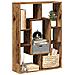 Libreria Legno Antico 63x20x90 cm in Truciolato - Foto miniatura 2