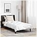 Set Coperta Invernale 2 pcs Bianco 155 x 200 cm Microfibra - Foto miniatura 2