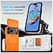 Custodia Magnetica 2-in-1 Con Finestra A Ribalta Compatibile Con Iphone 17 Pro - Antiurto E Con Funzione Stand Orange - Foto miniatura 6