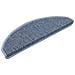 Tappeti Autoadesivi per Scale Aspetto Sisal 30pz 65x21x4 cm Blu - Foto miniatura 2
