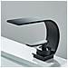 Rubinetto per lavabo da bagno, Blackswan, tipo M247, modello Waves nero opaco, misura 20 cm - Foto miniatura 4
