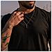 Collana Premium Faith Da Uomo | Acciaio Chirurgico Inossidabile 316l | Impermeabile | Chiusura Di Sicurezza | Argento | 60 Cm - Foto miniatura 4