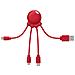 Cavo 4-in-1 Usb-a / Micro-usb / Usb-c / Lightning Design Octopus, Rosso - Foto miniatura 3
