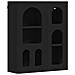 Armadio pensile Nero 59 x 20 x 71.5 cm Legno multistrato - Foto miniatura 1