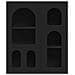 Armadio pensile Nero 59 x 20 x 71.5 cm Legno multistrato - Foto miniatura 5