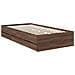 Struttura del letto con cassetto Rovere Marrone 90 x 190 cm - Foto miniatura 6