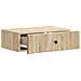 Tavolino da Parete Laterale Rovere Sonoma 59 x 34,5 x 17 cm - Foto miniatura 3