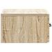 Tavolino da Parete Laterale Rovere Sonoma 59 x 34,5 x 17 cm - Foto miniatura 5