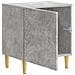 Comodino 2 pcs Grigio Cemento 43 x 34,5 x 50 cm - Foto miniatura 3