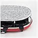 RP418 Raclette 4in1 Multifunzione per 8 Persone, Pietra naturale, 6 mini pancake, Grill, Temperatura regolabile, 8 padelle antiaderenti - Foto miniatura 3