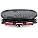 RP418 Raclette 4in1 Multifunzione per 8 Persone, Pietra naturale, 6 mini pancake, Grill, Temperatura regolabile, 8 padelle antiaderenti - Foto miniatura 4