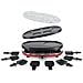 RP418 Raclette 4in1 Multifunzione per 8 Persone, Pietra naturale, 6 mini pancake, Grill, Temperatura regolabile, 8 padelle antiaderenti - Foto miniatura 5
