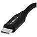 Cavo Doppio Connettore Usb Type C Maschio / maschio Nero - - Foto miniatura 2