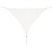 Vela A Parasole Hdpe Triangolare 3,6x3,6x3,6 M Bianca - Foto miniatura 1