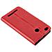 Custodia Compatibile Con Xiaomi Redmi 3s In Rosso Mela - Coperchio Protettiva Con Chiusura Magnetica, Funzione Stand E Tasca Per Le Carte - Foto miniatura 2