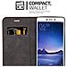 Custodia Compatibile Con Xiaomi Redmi 3s In Rosso Mela - Coperchio Protettiva Con Chiusura Magnetica, Funzione Stand E Tasca Per Le Carte - Foto miniatura 3