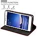 Custodia Compatibile Con Xiaomi Redmi 3s In Rosso Mela - Coperchio Protettiva Con Chiusura Magnetica, Funzione Stand E Tasca Per Le Carte - Foto miniatura 7