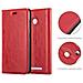 Custodia Compatibile Con Xiaomi Redmi 3s In Rosso Mela - Coperchio Protettiva Con Chiusura Magnetica, Funzione Stand E Tasca Per Le Carte - Foto miniatura 9