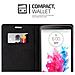 Custodia Compatibile Con Lg G3 In Rosso Mela - Coperchio Protettiva Con Chiusura Magnetica, Funzione Stand E Tasca Per Le Carte - Foto miniatura 9
