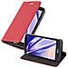 Custodia Compatibile Con Lg G3 In Rosso Mela - Coperchio Protettiva Con Chiusura Magnetica, Funzione Stand E Tasca Per Le Carte - Foto miniatura 1