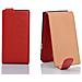 Custodia Compatibile Con Lg L70 In Rosso Cremisi - Coperchio Protettivo In Design Flip Realizzato In Similpelle Testurizzata - Foto miniatura 5