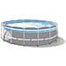 26730NP - Piscina Prisma Frame Clearview Rotonda con Pompa Filtro Scaletta e Teli 488x488x122 cm - Foto miniatura 4
