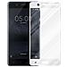 Pellicola Armatura A Schermo Intero Compatibile Con Nokia 5.1 2018 In Trasparente Con Bianco - Vetro Temperato (tempered) Di Protezione Del Display In Durezza 9h Con 3d Touch - Foto miniatura 5