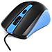 Mouse Omega Ottico Blu E Nero Om05bl Con Cavo Usb 125cm - 1000dpi - 2 Tasti + Rotella Scroller - Design Simmetrico - Foto miniatura 2